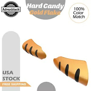 ハーレーダビッドソンツーリング&ソフテイル用ハードキャンディーゴールドフレークハンドガード Hard Candy Gold Flake Hand Guard For Harley Davidson Touring & Softails 【並行輸入品】