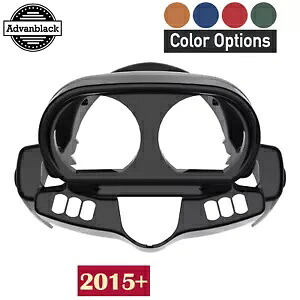 Advanblack カラーマッチゲージクラスターカバーハーレーロードグライド 2015up FLTRX 用 Advanblack Color Matched Gauge Cluster Cover For Harley Road Glide 2015up FLTRX 【並行輸入品】