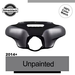 Advanblack 未塗装アウターフェアリング バットウィング カウル ハーレー エレクトラ ストリート グライド用 Advanblack Unpainted Outer Fairing Batwing Cowl For Harley Electra Street Glide 【並行輸入品】