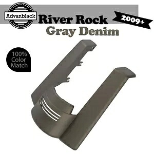 River Rock グレーデニム デュアル アンカット リアフェンダー エクステンション 09+ ハーレー ツーリング用 River Rock Gray Denim Dual Uncut Rear Fender Extension For 09+ Harley Touring 【並行輸入品】|カスタムパーツ WORLD倉庫