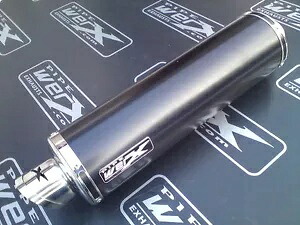 ホンダ CBR 1000 RR 2008 - 2013 パウダーブラック ステンレス ラウンド エキゾースト サイレンサー SL Honda CBR 1000 RR 2008 - 2013 Powder Black Stainless Round Exhaust Silencer SL 【並行輸入品】