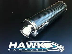 ホーク ヤマハ テネレ 660 2014 + ラウンド カーボン エキゾースト カン サイレンサー SL ストリート リーガル Hawk Yamaha Tenere 660 2014 + Round Carbon Exhaust Can Silencer SL street legal 【並行輸入品】