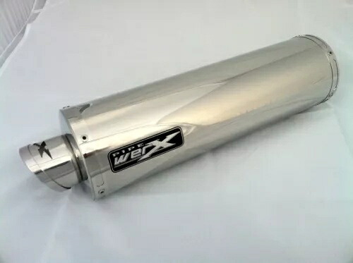 ホンダ CB1300 2003 2004 2005 2006 ステンレス丸型エキゾーストカン、サイレンサー Honda CB 1300 2003 2004 2005 2006 Stainless Steel Round Exhaust Can, Silencer 【並行輸入品】