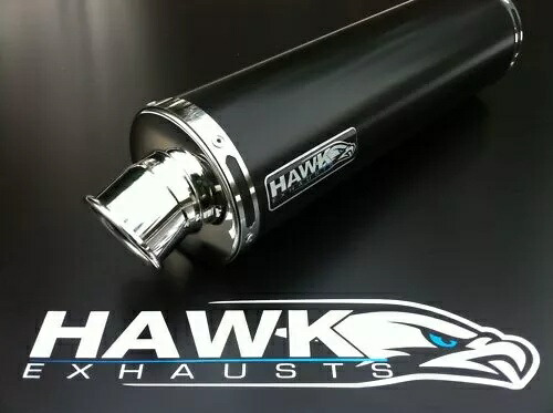 ホーク - ヤマハ YZF R6 03-05 ブラック ラウンド エキゾースト カン SL Hawk - Yamaha YZF R6 03-05 Black Round Exhaust Can SL 【並行輸入品】