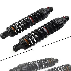 Rear Suspension Adjustable Black Air Damper 343MM for Yamaha Suzuki Honda Rear Suspension Adjustable Black Air Damper 343MM for Yamaha Suzuki Honda 【並行輸入品】