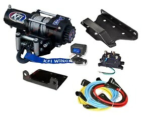 Can-Am アウトランダー 500 ウインチとマウント プレート キット 2007-2012 2000 ポンド KFI ATV Can Am Can-Am Outlander 500 Winch and Mount Plate Kit 2007-2012 2000 lbs KFI ATV Can Am 【並行輸入品】｜カスタムパーツ WORLD倉庫