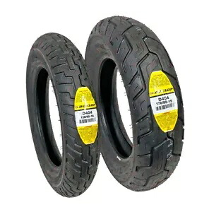 ダンロップ バイク用タイヤ D404 130/90-16 フロント 170/80-15 リアセット コンボ ストリート Dunlop Motorcycle Tires D404 130/90-16 Front 170/80-15 Rear Set Combo Street 【並行輸入品】