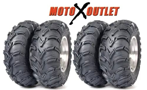 スズキ キング クワッド 750 タイヤ ATV ITP Mudlite フロント 25x8-12 リア 25x10-12 セット-4 Suzuki King Quad 750 Tires Atv ITP Mudlite Front 25x8-12 Rear 25x10-12 Set-4 【並行輸入品】