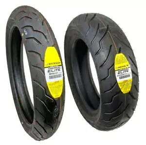 ダンロップ アメリカンエリート MH90-21 200/55R17 バイク用タイヤ前後セット Dunlop American Elite MH90-21 200/55R17 Front Rear Motorcycle Tires Set 【並行輸入品】｜カスタムパーツ WORLD倉庫