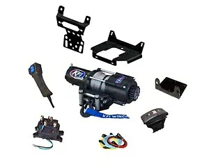 Polaris RZR XP 1000 ウインチとマウント プレート キット 2014-2023 4500 ポンド KFI SXS XP 4 Polaris RZR XP 1000 Winch and Mount Plate Kit 2014-2023 4500 lbs KFI SXS XP 4 【並行輸入品】