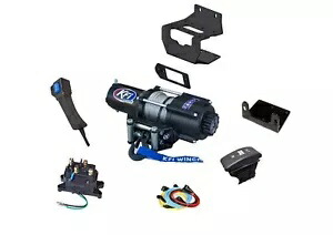 ホンダ パイオニア 1000 ウインチとマウント プレート キット 2016-2024 4500 ポンド KFI UTV 1000-5 Honda Pioneer 1000 Winch and Mount Plate Kit 2016-2024 4500 lbs KFI UTV 1000-5 【並行輸入品】
