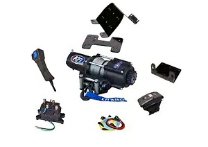 ホンダ MUV ビッグレッド 700 ウインチとマウントプレートキット 2009-2013 4500 ポンド KFI UTV SXS Honda MUV Big Red 700 Winch and Mount Plate Kit 2009-2013 4500 lbs KFI UTV SXS 【並行輸入品】
