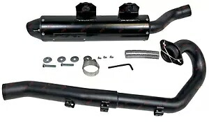 HMF ブラック ヤマハ 700 ラプター フルエキゾースト システム マフラー ヘッダー YFM 2015-2022 HMF Black Yamaha 700 Raptor Full Exhaust System Muffler Header YFM 2015-2022 【並行輸入品】