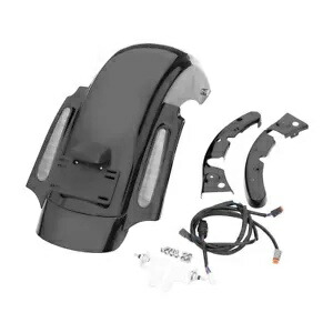 Black Rear Fender LED System Fit For Harley Touring Street Glide 2009-2013 12 11 Black Rear Fender LED System Fit For Harley Touring Street Glide 2009-2013 12 11 【並行輸入品】