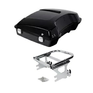 Black Razor Trunk Mount Rack Fit For Harley Tour Pak Touring Street Glide 97-08 Black Razor Trunk Mount Rack Fit For Harley Tour Pak Touring Street Glide 97-08 【並行輸入品】|カスタムパーツ WORLD倉庫