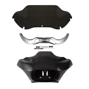 Inner & Outer Fairing Windshield Trim Fit For Harley Road Glide FLTR FLTRX 04-13 Inner & Outer Fairing Windshield Trim Fit For Harley Road Glide FLTR FLTRX 04-13 【並行輸入品】