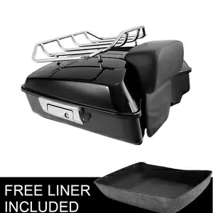 Chopped Pack Trunk Backrest Top Rack Fit For Harley Tour Pak Road Glide 14-24 US Chopped Pack Trunk Backrest Top Rack Fit For Harley Tour Pak Road Glide 14-24 US 【並行輸入品】