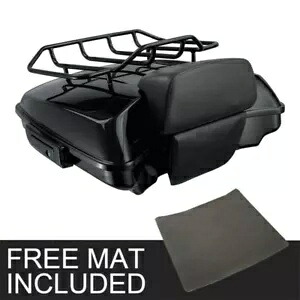 Black Razor Trunk Backrest Luggage Rack Fit For Harley Tour Pak Road Glide 14-23 Black Razor Trunk Backrest Luggage Rack Fit For Harley Tour Pak Road Glide 14-23 【並行輸入品】