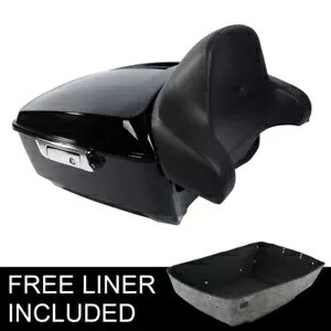 King Pack Trunk w/ Backrest Fit For Harley Tour Pak Road King Street Glide 14-22 King Pack Trunk w/ Backrest Fit For Harley Tour Pak Road King Street Glide 14-22 【並行輸入品】｜カスタムパーツ WORLD倉庫