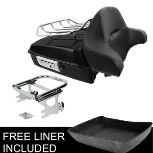 Chopped Pack Trunk Backrest Rack Fit For Harley Tour Pak Touring 1997-2008 06 07 Chopped Pack Trunk Backrest Rack Fit For Harley Tour Pak Touring 1997-2008 06 07 【並行輸入品】