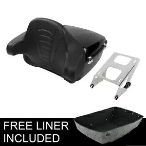 Vivid Black King Pack Trunk Pad Mount Fit For Harley Tour Pak Street Glide 14-23 Vivid Black King Pack Trunk Pad Mount Fit For Harley Tour Pak Street Glide 14-23 【並行輸入品】