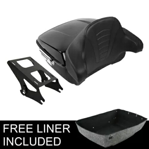 Black King Pack Trunk Pad w/ Mount Fit For Harley Tour Pak Electra Glide 14-23 Black King Pack Trunk Pad w/ Mount Fit For Harley Tour Pak Electra Glide 14-23 【並行輸入品】