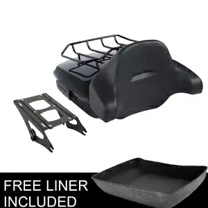 10.7" Chopped Trunk Backrest Pad Rack Fit For Harley Tour Pak Street Glide 14-23 10.7" Chopped Trunk Backrest Pad Rack Fit For Harley Tour Pak Street Glide 14-23 【並行輸入品】｜カスタムパーツ WORLD倉庫