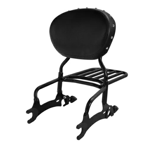 Black Backrest Sissy Bar Luggage Rack Fit For Indian Chieftain Springfield 16-24 Black Backrest Sissy Bar Luggage Rack Fit For Indian Chieftain Springfield 16-24 【並行輸入品】