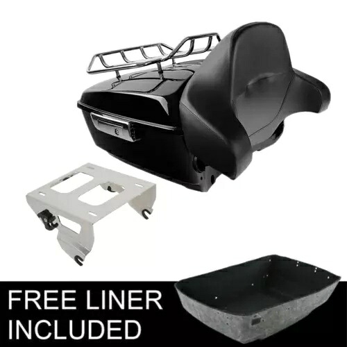 King Trunk Pad Solo Mount Rack Fit For Harley Tour Pak Pack Touring Glide 14-23 King Trunk Pad Solo Mount Rack Fit For Harley Tour Pak Pack Touring Glide 14-23 【並行輸入品】｜カスタムパーツ WORLD倉庫