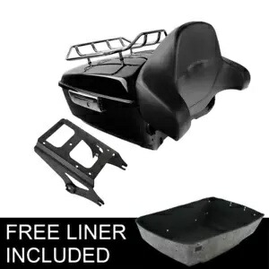 King Trunk Backrest Mount Rack Fit For Harley Tour Pak Street Glide 2009-2013 US King Trunk Backrest Mount Rack Fit For Harley Tour Pak Street Glide 2009-2013 US 【並行輸入品】