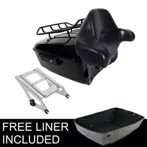 King Pack Trunk Rack Backrest Mount Fit For Harley Tour Pak Road Glide 2014-2023 King Pack Trunk Rack Backrest Mount Fit For Harley Tour Pak Road Glide 2014-2023 【並行輸入品】｜カスタムパーツ WORLD倉庫 70,785円