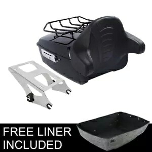 King Pack Trunk Backrest Two Up Mount Fit For Harley Tour Pak Road Glide 14-2024 King Pack Trunk Backrest Two Up Mount Fit For Harley Tour Pak Road Glide 14-2024 【並行輸入品】