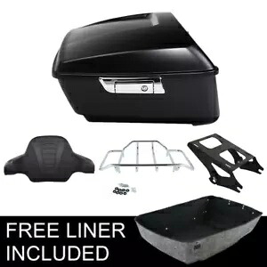 Matte King Tour Trunk Pad Rack Mount Fit For Harley Touring Street Glide 14-23 Matte King Tour Trunk Pad Rack Mount Fit For Harley Touring Street Glide 14-23 【並行輸入品】