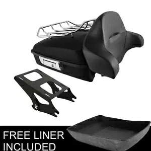 Matte Chopped Pack Trunk 2 Up Rack Fit For Harley Tour Pak Road Glide 2014-2023 Matte Chopped Pack Trunk 2 Up Rack Fit For Harley Tour Pak Road Glide 2014-2023 【並行輸入品】