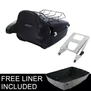 King Pack Trunk Mount Rack Backrest Fit For Harley Tour Pak Street Glide 14-23 King Pack Trunk Mount Rack Backrest Fit For Harley Tour Pak Street Glide 14-23 【並行輸入品】 70,180円