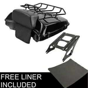 Razor Trunk W/ Backrest Rack & Mount Fit For Harley Tour Pak Street Glide 14-23 Razor Trunk W/ Backrest Rack & Mount Fit For Harley Tour Pak Street Glide 14-23 【並行輸入品】