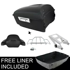 Matte King Pack Trunk Pad & 2 Up Rack Fit For Harley Tour Pak Road King 14-24 23 Matte King Pack Trunk Pad & 2 Up Rack Fit For Harley Tour Pak Road King 14-24 23 【並行輸入品】｜カスタムパーツ WORLD倉庫
