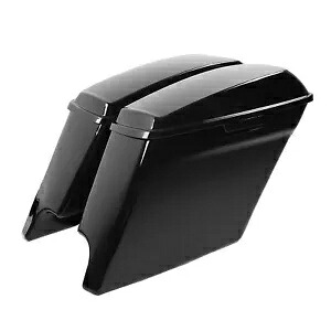 5" Vivid Black Stretched Extended Saddlebags Fit For Harley Touring Glide 14-24 5" Vivid Black Stretched Extended Saddlebags Fit For Harley Touring Glide 14-24 【並行輸入品】｜カスタムパーツ WORLD倉庫