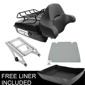 Chopped Pack Trunk Pad w/ Rack Plate Fit For Harley Tour Pak Touring Glide 14-22 Chopped Pack Trunk Pad w/ Rack Plate Fit For Harley Tour Pak Touring Glide 14-22 【並行輸入品】