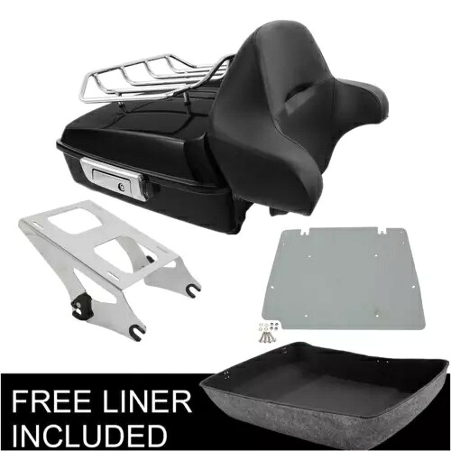 Chopped Trunk Top Rack Mount Plate Fit For Harley Tour Pak Road King Glide 14-23 Chopped Trunk Top Rack Mount Plate Fit For Harley Tour Pak Road King Glide 14-23 【並行輸入品】｜カスタムパーツ WORLD倉庫 72,600円
