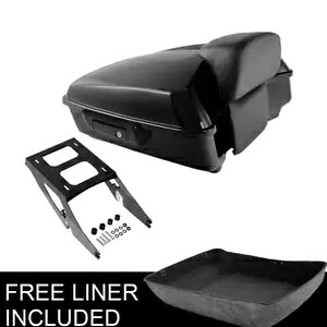 Black Chopped Pack Trunk Pad Mount Fit For Harley Tour Pak Sport Glide 18-23 US Black Chopped Pack Trunk Pad Mount Fit For Harley Tour Pak Sport Glide 18-23 US 【並行輸入品】