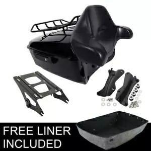 King Trunk Pad w/ Rack Docking Kit Fit For Harley Tour Pak Electra Glide 14-23 King Trunk Pad w/ Rack Docking Kit Fit For Harley Tour Pak Electra Glide 14-23 【並行輸入品】