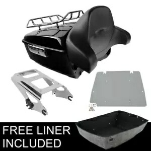 King Pack Trunk Pad W/ Mount Plate Fit For Harley Tour Pak Touring Glide 09-13 King Pack Trunk Pad W/ Mount Plate Fit For Harley Tour Pak Touring Glide 09-13 【並行輸入品】