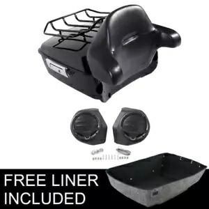 King Pack Trunk Top Rack Pad Speakers Fit For Harley Tour Pak Street Glide 14-23 King Pack Trunk Top Rack Pad Speakers Fit For Harley Tour Pak Street Glide 14-23 【並行輸入品】