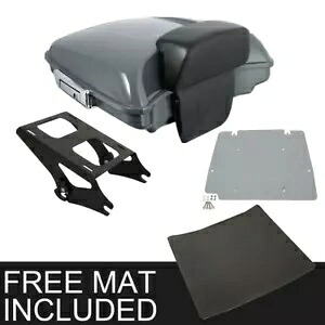 Razor Tour Trunk Mount Rack Plate Fit For Harley Street Glide 14-23 Gunship Gray Razor Tour Trunk Mount Rack Plate Fit For Harley Street Glide 14-23 Gunship Gray 【並行輸入品】|カスタムパーツ WORLD倉庫