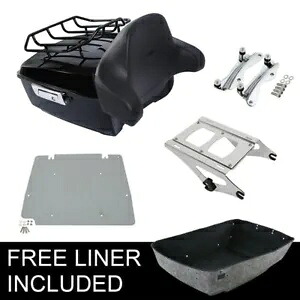 King Trunk Pad Rack Docking Hardware Plate Fit For Harley Tour Pak Touring 14-Up King Trunk Pad Rack Docking Hardware Plate Fit For Harley Tour Pak Touring 14-Up 【並行輸入品】