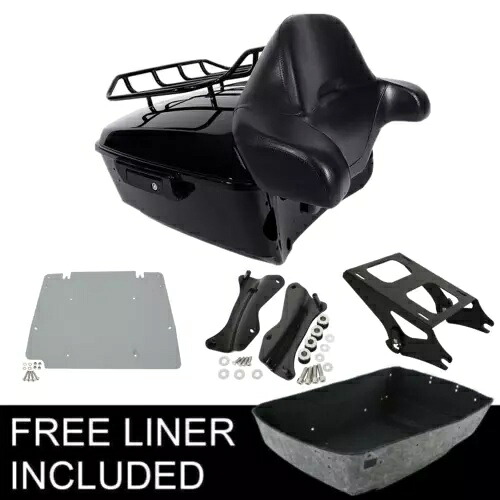 King Tour Pack Trunk Plate Pad Rack Docking Kit Fit For Harley Touring 2014-2023 King Tour Pack Trunk Plate Pad Rack Docking Kit Fit For Harley Touring 2014-2023 【並行輸入品】
