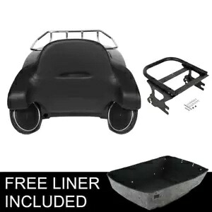 King Trunk Pad Speakers Mount Rack Fit For Harley Tour Pak Electra Glide 97-08 King Trunk Pad Speakers Mount Rack Fit For Harley Tour Pak Electra Glide 97-08 【並行輸入品】