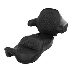 Driver Passenger Seat Wrap Backrest Pad Fit For Harley Road King Glide 2014-2023 Driver Passenger Seat Wrap Backrest Pad Fit For Harley Road King Glide 2014-2023 【並行輸入品】