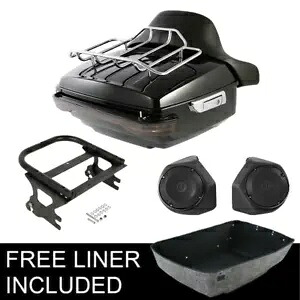King Trunk Pad Light Speakers & Mount Fit For Harley Tour Pak Road Glide 97-08 King Trunk Pad Light Speakers & Mount Fit For Harley Tour Pak Road Glide 97-08 【並行輸入品】